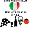 Italien lustig Geschenkidee Therapie