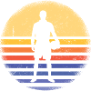 Sport Retro Sunset Soccer
