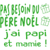 Cadeau père-noël papi mamie