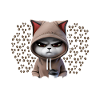 Coffee Cat Coffee Drinker