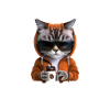 Coffee Cat Coffee Drinker
