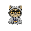 Coffee Cat Coffee Drinker