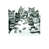 Cats Playing Cards