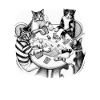 Cats Playing Cards