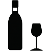 Wein Geschenkidee Weinglas Weinflasche