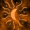 MOON MANDALA ORANGE