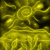 YELLOW NIGHT LANDSCAPE