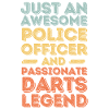 Policeman Darts retro