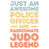 Policeman Judo retro
