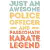 Policeman Karate retro
