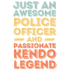 Policeman Kendo retro