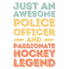 Policeman Hockey retro