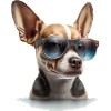 Cool Chiwawa with sunglasses