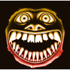 Sonrisa de terror creativa y eficiente