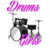 Drums Girl Drummer Gift