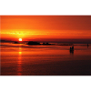 Boot auf Sonnenuntergang