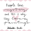 rosa Kunstzitat Handlettering