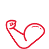 Bizeps. - Witziges Bodybuilder Design