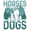 Pferde Hunde