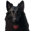 Black Shepherd Valentine's Day