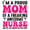 Mama von Krankenschwester Krankenschwester Tochter