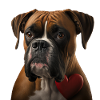 Boxer Saint-Valentin