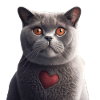 British Shorthair Valentine's Day