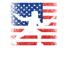 Fencer American Flag T-skjorte I Proud Fence