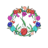 Tulip wreath Tulips