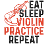 Violoniste Eat Sleep Violon
