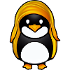 Penguin Cartoon Cute Penguin Animal Funny Comic Blonde