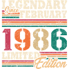 Legendary February 1986 limited edition
