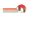 Meerschweinchen Retro Guinea Pig