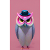 Owl with hat
