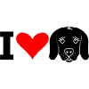 I Love Dogs (black)