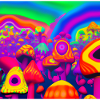 Rainbow Mushroom Forest 2