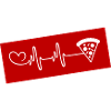 Pizza Pulse Heart Love