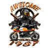 Awesome since 1987, biker's birthday