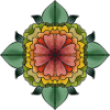 Mandala drawn