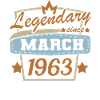 March 1963 Retro Birthday