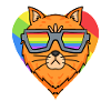 Rainbow - Cat
