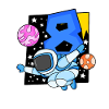 8 years old Young astronaut