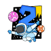 2 years old Young astronaut