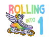 1st Birthday Inline Skating