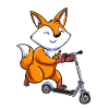 Scooter Roller Tretroller Geschenk