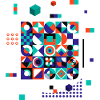 Geometric pattern (shapes, circle)