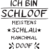 schlau doof schloof