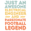 Electrical engineer football retro