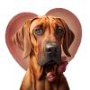Rhodesian Ridgeback Saint-Valentin