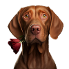 Vizsla Saint-Valentin